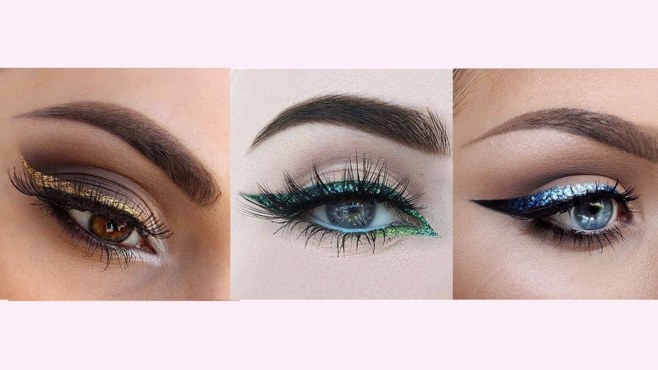 10 Ways To Do Glitter Eyeliner