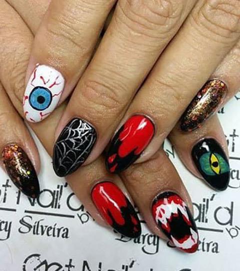 15 Spooky Nail Art Ideas Just In Time For Halloween