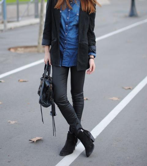 cute outfits with jeans and boots