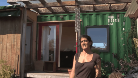 This woman lives in a shipping container with her daughter, but what’s